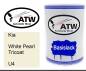 Preview: Kia, White Pearl Tricoat, U4: 500ml Lackdose, von ATW Autoteile West.